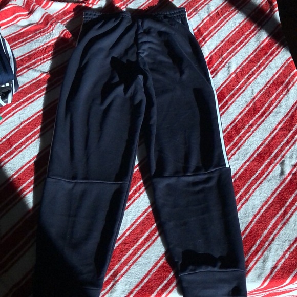 Adidas men’s work out black tapered leg pants NWT - Picture 5 of 7